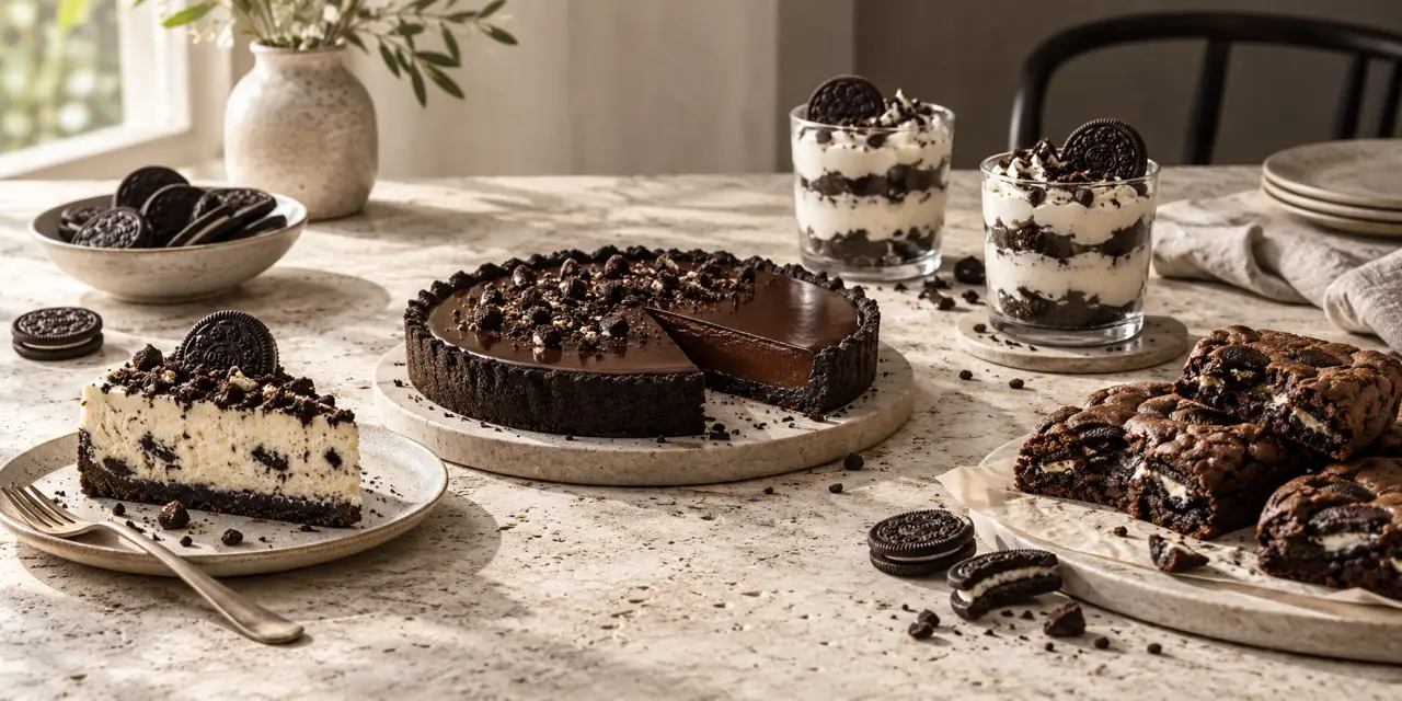 Recette avec des Oreo : 4 desserts, du cheesecake à la ganache
